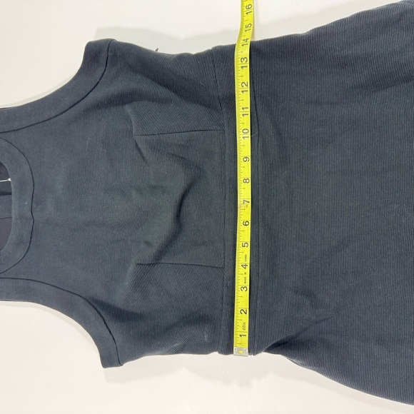 NWOT Ann Taylor Button Back Halter Sheath Dress Black - Picture 9 of 10